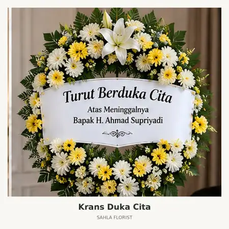 Krans Bunga Duka Banjarmasin Timur